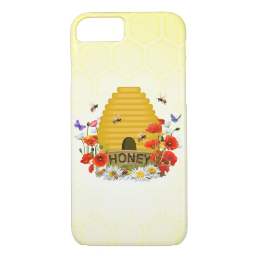 Bienenstöckchen Case-Mate iPhone Hülle (Rückseite)