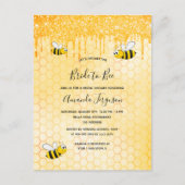 Bienenstöcke als Brautdusche Postkarte (Vorderseite)