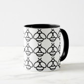 Bienenstöcke, Bienendiagramm Tasse (VorderseiteRechts)