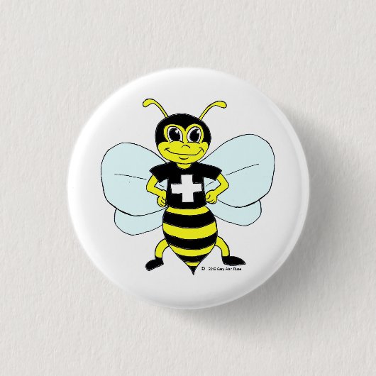 Bienenstöcke Button (Vorderseite)