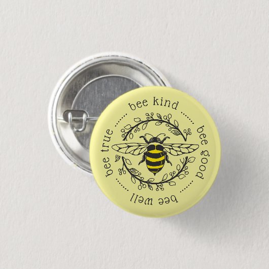 Bienenstöcke Button (Vorne & Hinten)