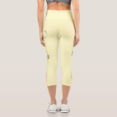 Bienenstöcke Cool Capri Leggings (Rückseite)