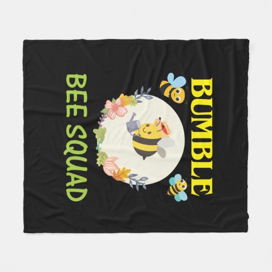 Bienenstöcke Fleecedecke (Vorderseite (Horizontal))