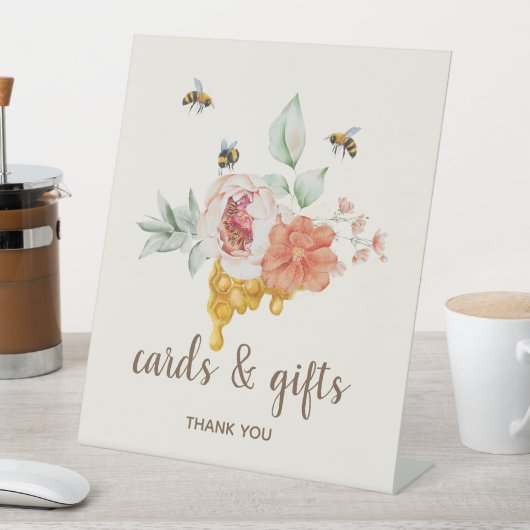 Bienenstöcke für Honeycomb Babydusche Sockelschild (In Situ)