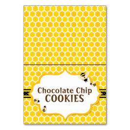 Bienenstöcke - Gelbe Zehntelkarte Tischnummer