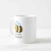 Bienenstöcke in Ihrem selbst Funny Bee Pun Kaffeetasse (Vorderseite Links)