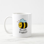 Bienenstöcke in Ihrem selbst Funny Bee Pun Kaffeetasse (Links)