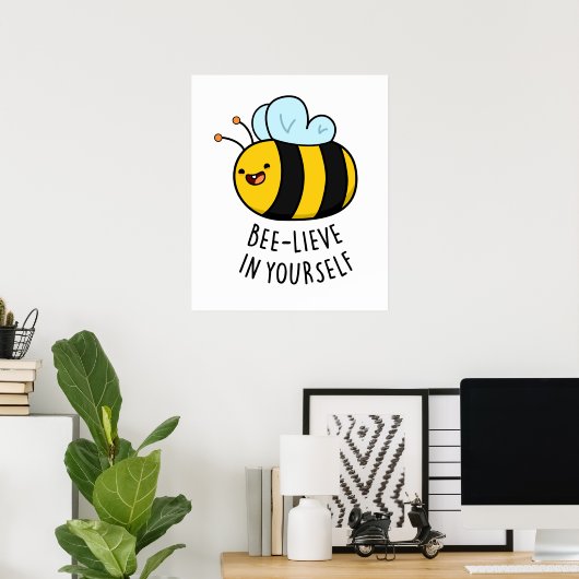 Bienenstöcke in Ihrem selbst Funny Bee Pun Poster (Heimbüro)