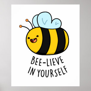 Bienenstöcke in Ihrem selbst Funny Bee Pun Poster