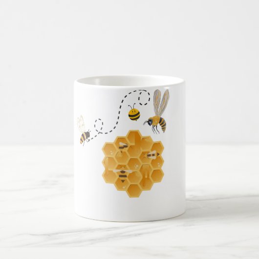 Bienenstöcke Kaffeetasse (Mittel)