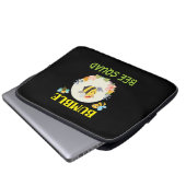 Bienenstöcke Laptopschutzhülle (Vorne Knopf)
