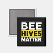 Bienenstöcke Magnet (Vorderseite/Rückseite)