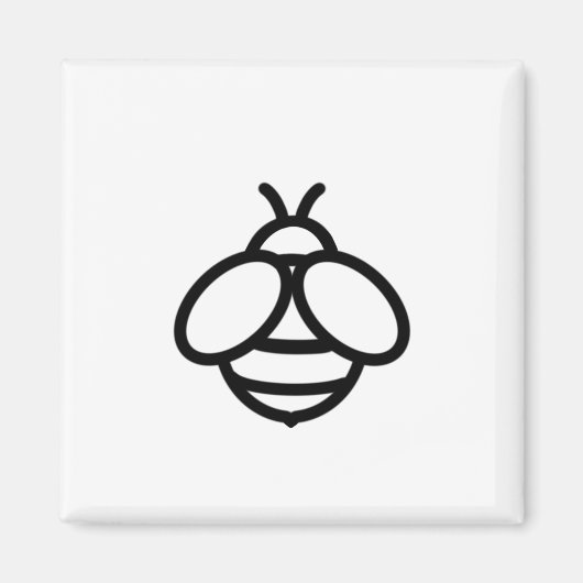 Bienenstöcke Niedliches Insekt Magnet (Vorne)