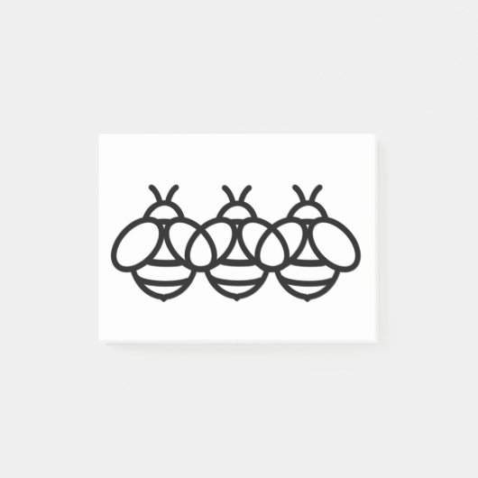 Bienenstöcke Niedliches Insekt Post-it Klebezettel (Vorderseite)