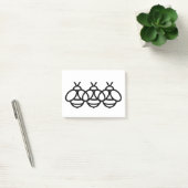 Bienenstöcke Niedliches Insekt Post-it Klebezettel (Büro)