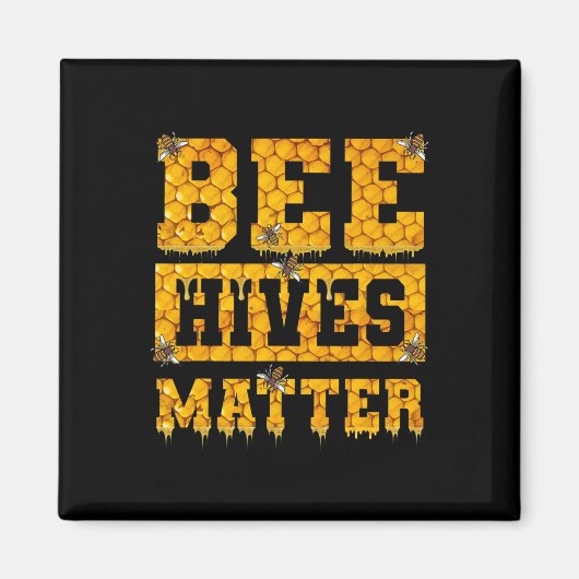 Bienenstöcke Problem Klimawandel Erde Tag Magnet (Vorne)