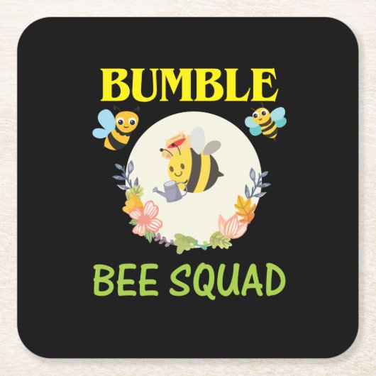 Bienenstöcke Rechteckiger Pappuntersetzer (Vorderseite)