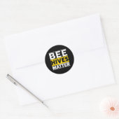 Bienenstöcke Runder Aufkleber (Umschlag)