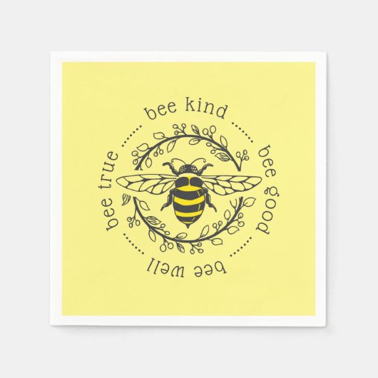Bienenstöcke Serviette (Vorderseite)