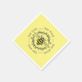 Bienenstöcke Serviette (Ecke)