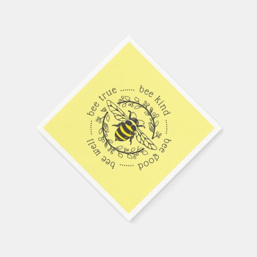 Bienenstöcke Serviette (Ecke)