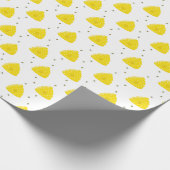Bienenstöcke und niedliche Honigbienen | Geschenkpapier (Ecke)