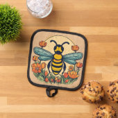 Bienenstockhalter Topflappen (Oben Unten)