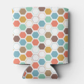 Bienenstockmodul-Muster Dosenkühler (Rückseite)