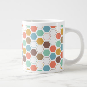 Bienenstockmodul-Muster Jumbo-Tasse