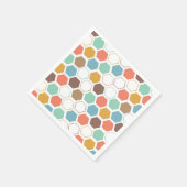 Bienenstockmodul-Muster Serviette (Ecke)