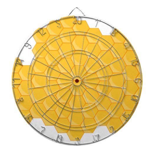 Bienenstockwabenmuster Dartscheibe (vorne)