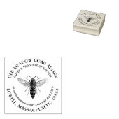 Bienenstöpferkönigin Honey Custom Logo Apiary Brie Gummistempel (Stempel)