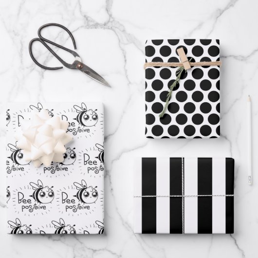 Bienenstöpferpapier-Blatt-Set Geschenkpapier Set (Vorderseite)