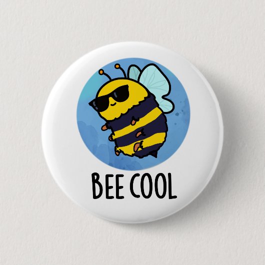 Bienenstöpsel Cool Button (Vorderseite)