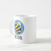Bienenstöpsel Cool Kaffeetasse (Vorderseite Links)