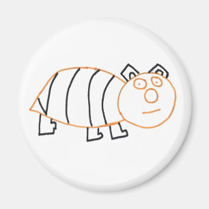 Bienenstöpsel Round Magnet