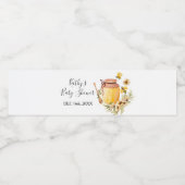 Bienenstrahldusche Wasserflasche-Etikett Wasserflaschenetikett (Einzelnes Label)