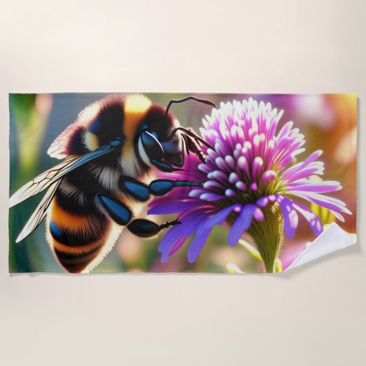 Bienenstraße Strandtuch (Vorderseite)