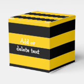 Bienenstreifen Geschenkschachtel (Vorderseite)