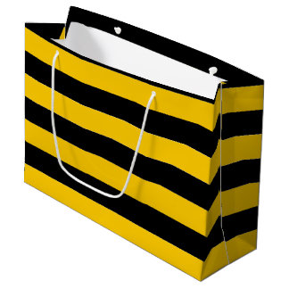 Bienenstreifen Große Geschenktüte