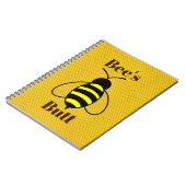 Bienenstrom-Hintern Notizblock (Linke Seite)