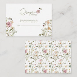 Bienenstromdusche Wildblume Windelwanne Begleitkarte