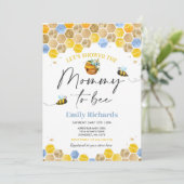 Bienenstube Einladung Blue Mommy zu sein (Stehend Vorderseite)