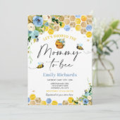 Bienenstube Einladung florale Mommy zu sein (Stehend Vorderseite)