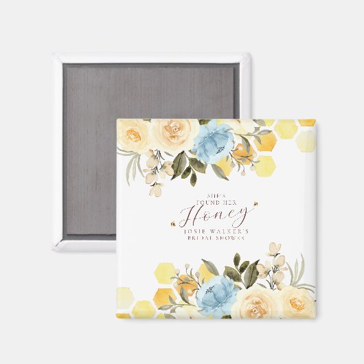 Bienenstück-Brautparty Magnet (Vorderseite/Rückseite)