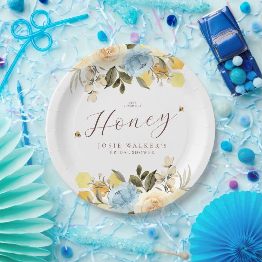 Bienenstück-Brautparty Pappteller (Party)