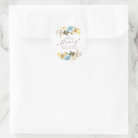 Bienenstück-Brautparty Runder Aufkleber (Tasche)