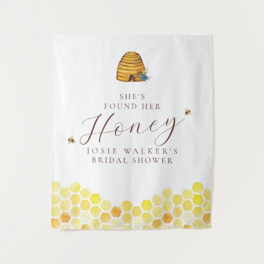 Bienenstück-Brautparty Wandteppich (Vorderseite)