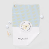 Bienenstück Phantastisch Golden Bee Personalisiert Golfhandtuch (Insitu)