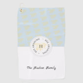 Bienenstück Phantastisch Golden Bee Personalisiert Golfhandtuch (Vorderseite)